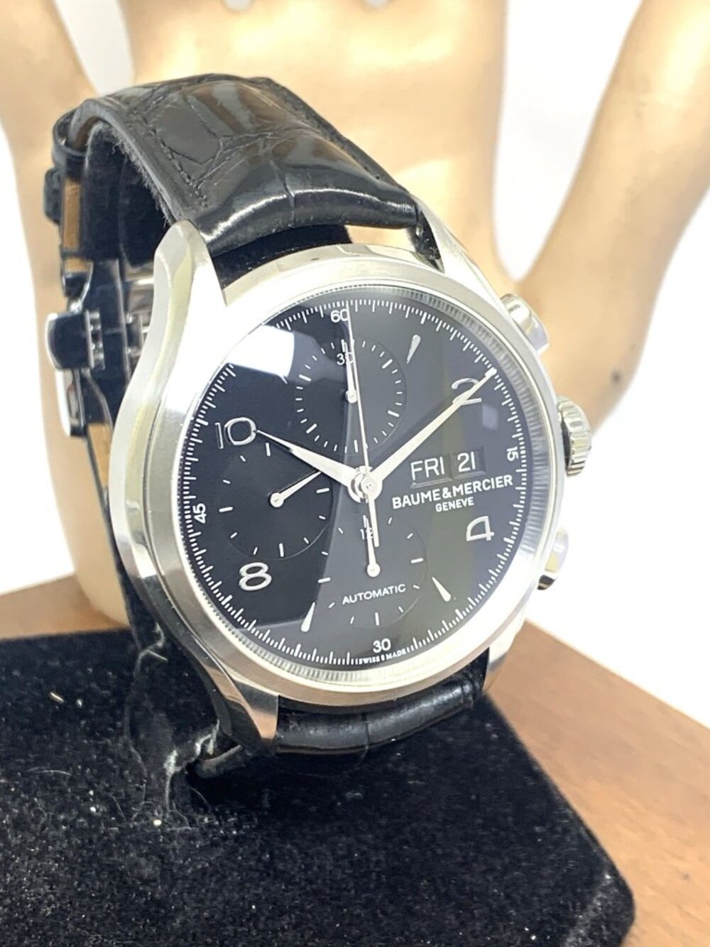 Baume & Mercier Men's Watch MOA10211 Clifton Swiss Automatic Chronograph 43mm